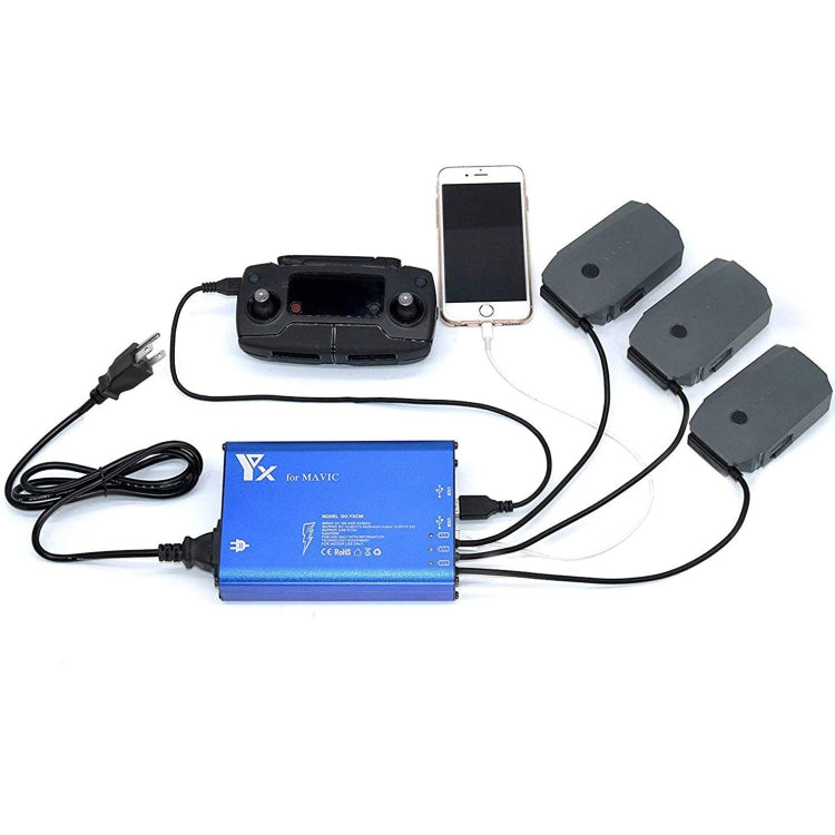 For DJI MAVIC Pro Aluminum Alloy 5 in 1 Hub Intelligent Battery Controller Charger For DJI MAVIC Pro Aluminum Alloy 5 in 1 Hub Intelligent Battery Controller Charger